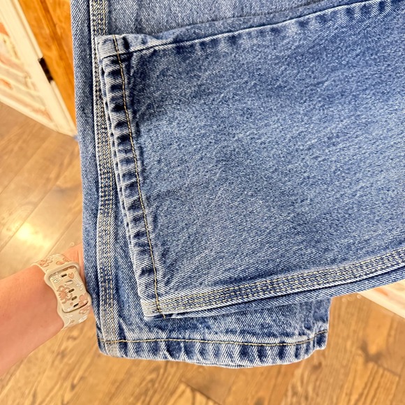 Wrangler Riggs Workwear‎ Men Jeans 35x32 Blue Denim Carpenter Utility READ - Picture 8 of 10